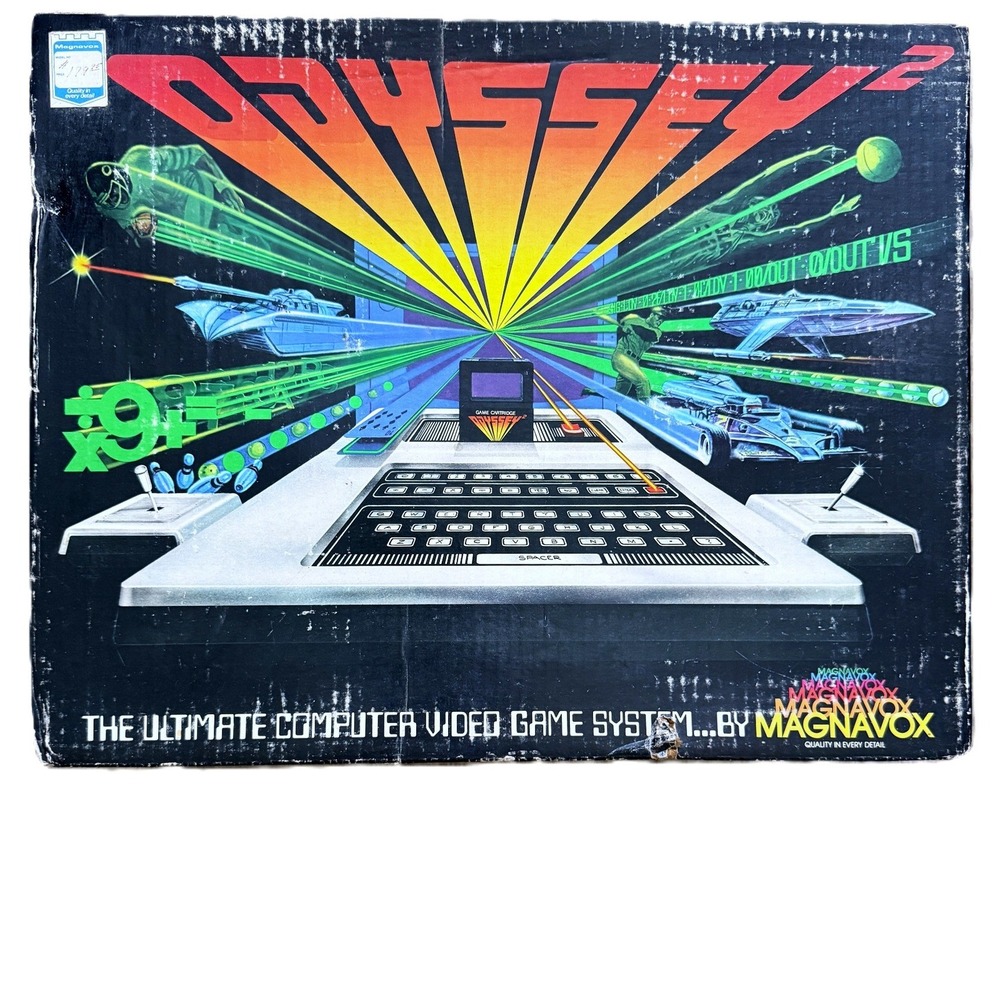 1978 Odyssey 2 - Console Games Controllers More Orig Box Vtg Untested for Parts